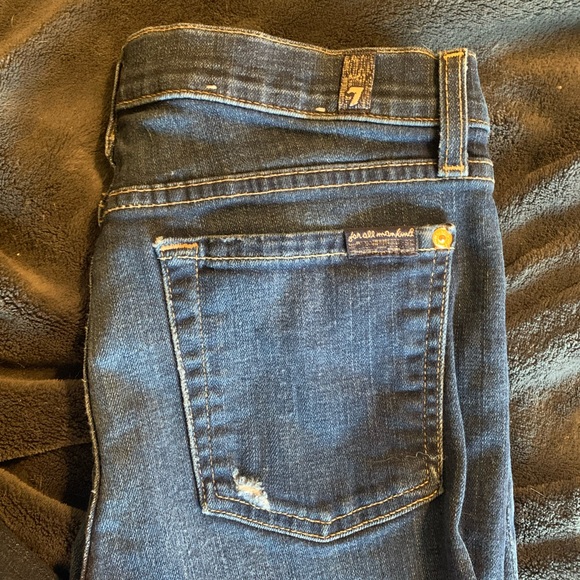 7 for all Mankind medium wash, skinny jeans - Picture 3 of 6